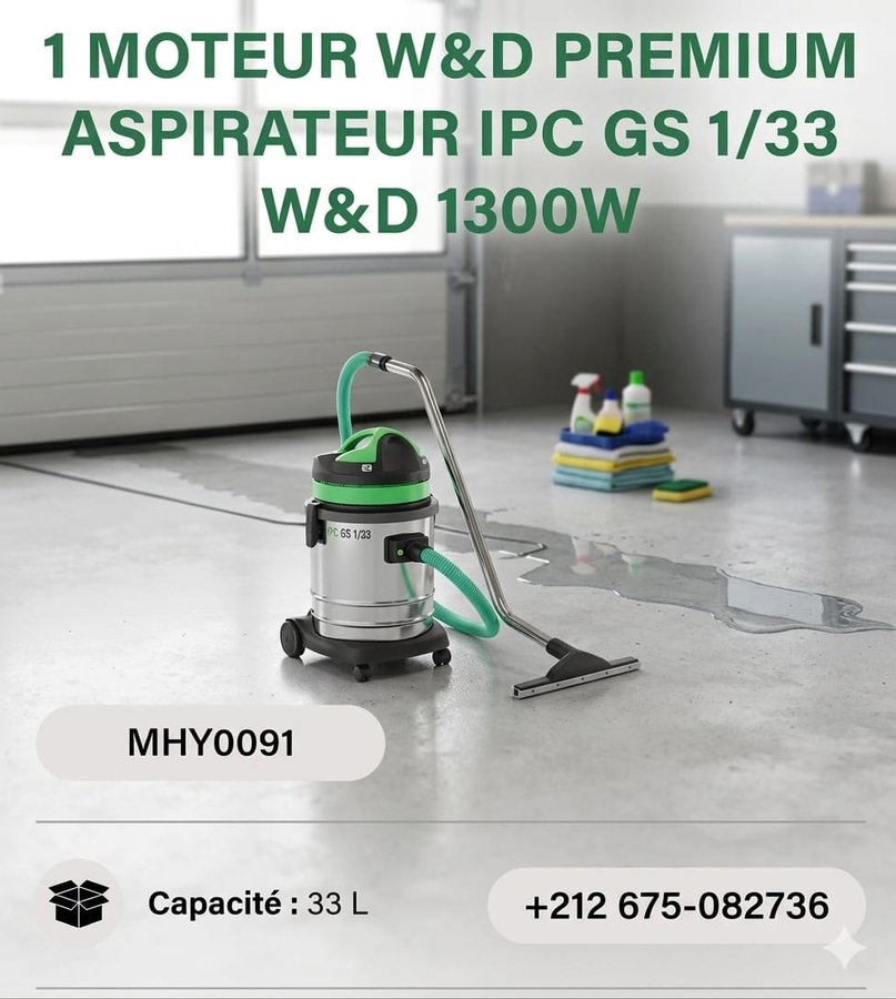 Aspirateur IPC GS premium 1 moteur W&D (réf MHY0091)