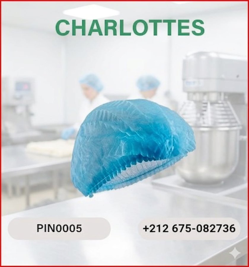Charlottes jetables (réf PIN0005)